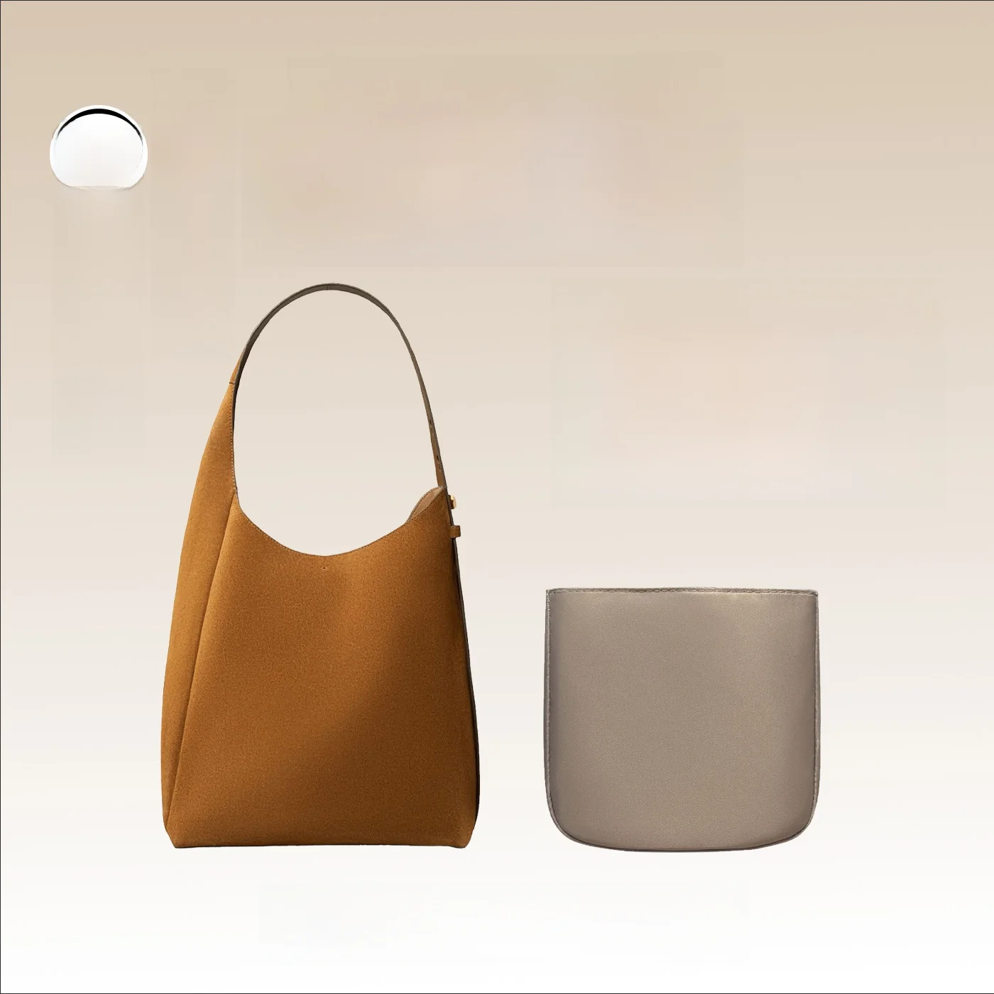 

Romy oulder Bag Inner Pouch Cuioning Storage Organizer Bag Nylon Material Medium Waterproof Simple Sle Handmade Stitching