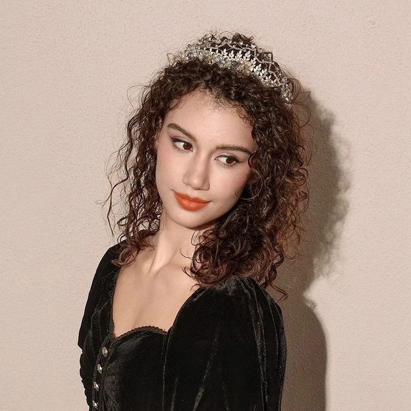Crystal Mirage Heavy Industries Luxury Headband Crystal Crown Bridal Banquet Head Jewelry Headband Light Luxury