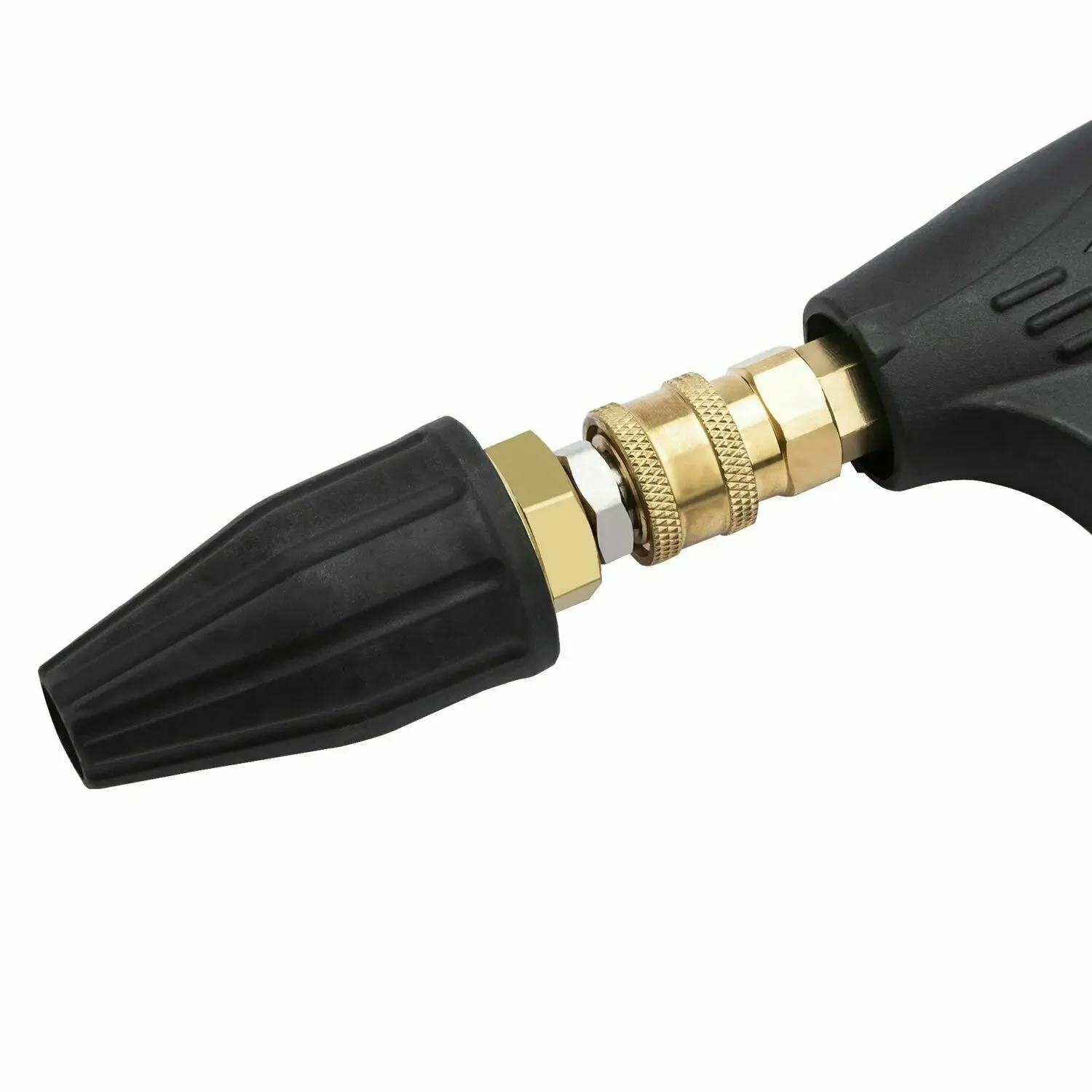 Rotating Turbo Nozzle High Pressure Washer 3600 PSI Jet Wash Dirt Blaster Sprayer Tip Car Wash Accessory