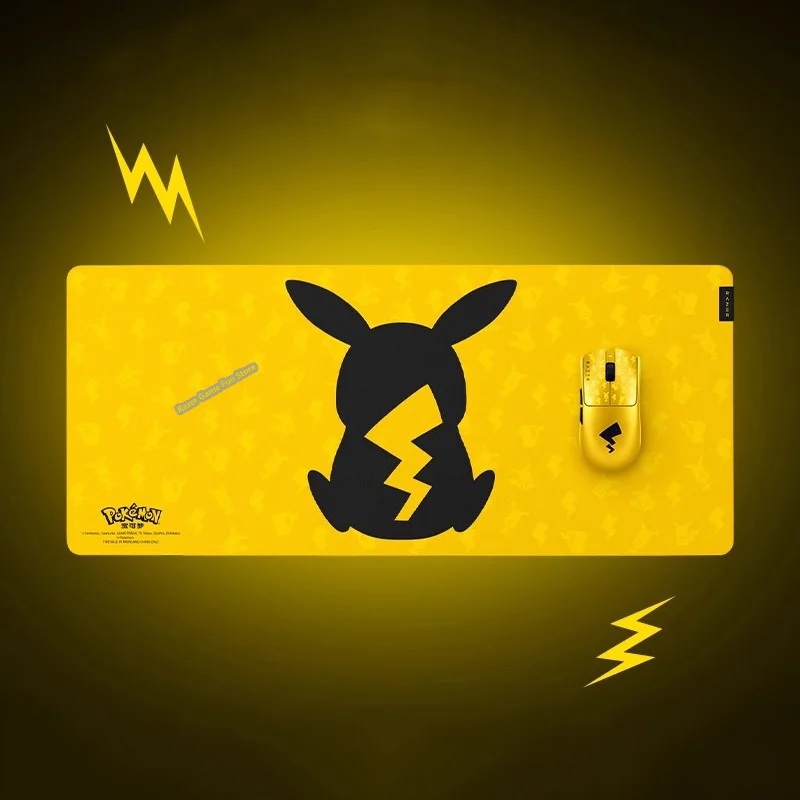 Razer Pokemon Pikachu Edition Mouse Pad Goliathus V3 Gaming Esports Mouse Mat لينة عالية الكثافة المطاط رغوة المضادة للانزلاق الجدول حصيرة