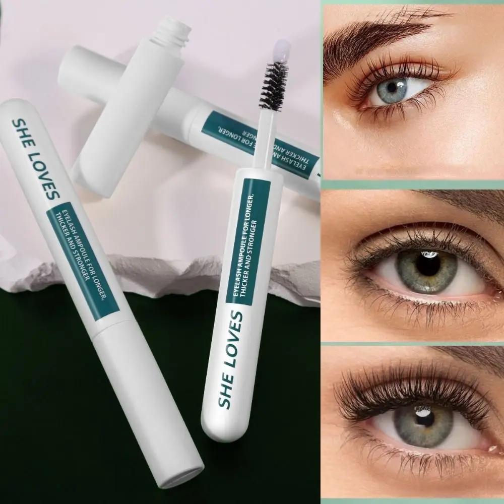 Portable Bushy Eyelash Growth Serum Natural Fast 7 Days Eyelash Enhancer Mild Longer Eyebrow Growth Oil Eyelash Care