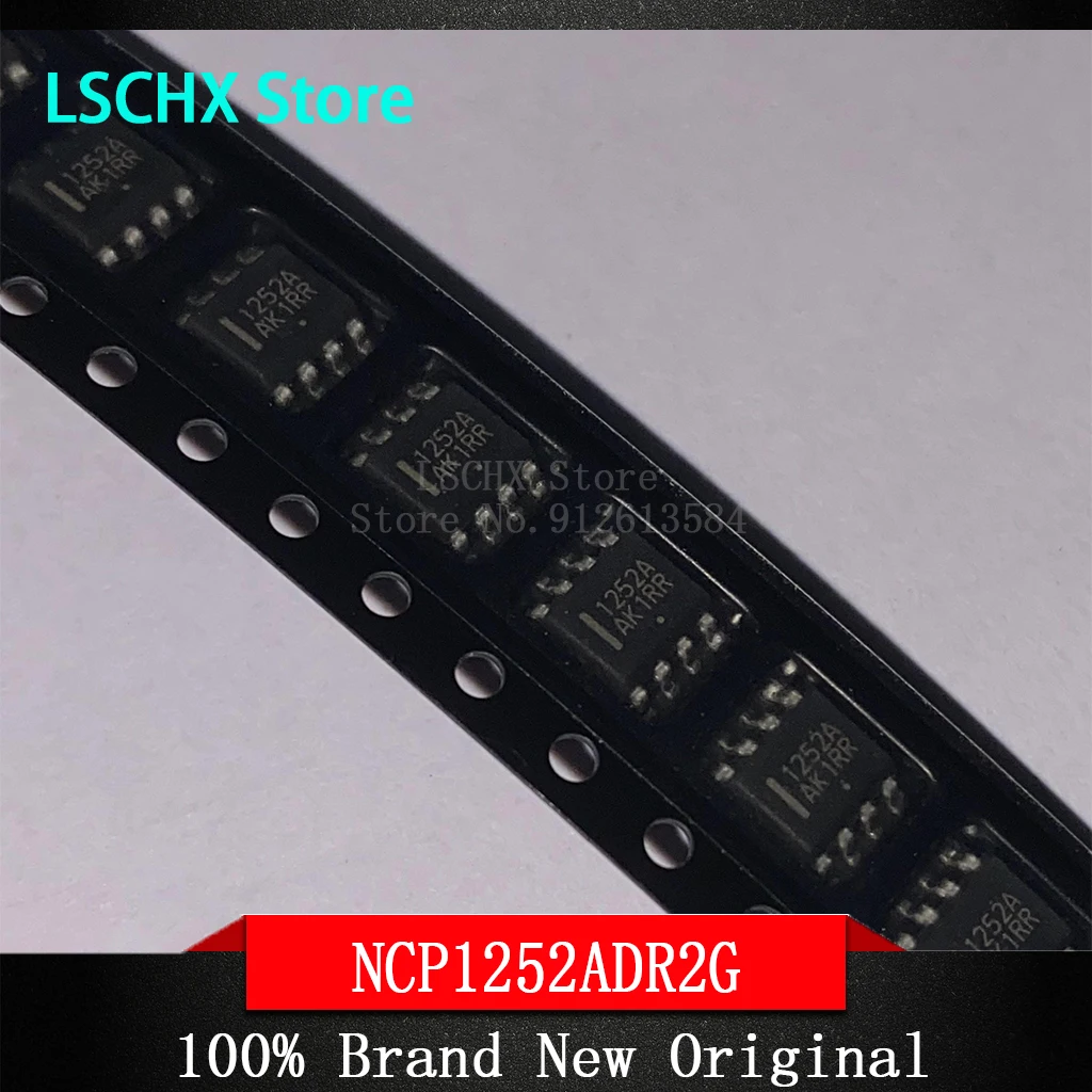 5PCS NCP1252ADR2G NCP1252A 1252A SOP-8 ew In Stock