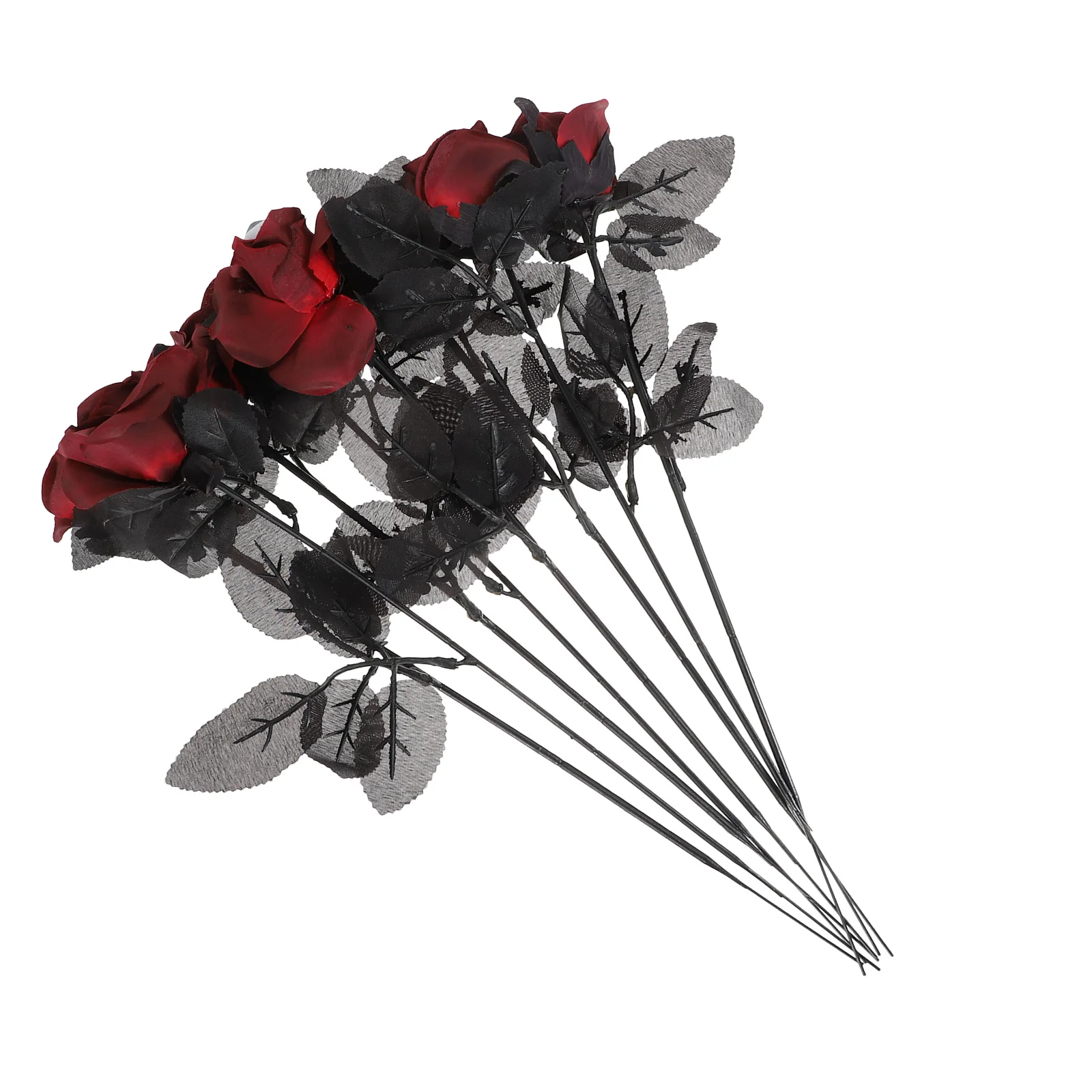 

8pcs Simulated Rose Decoration Eyeball Artificial Flower Arrangements Halloween Prop Color PartyHaunted House Photo