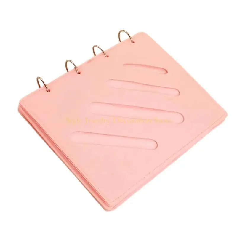 Organizzatori display per accessori per capelli per bambini D46E Organizzatori a clip portatili pieghevoli con texture per