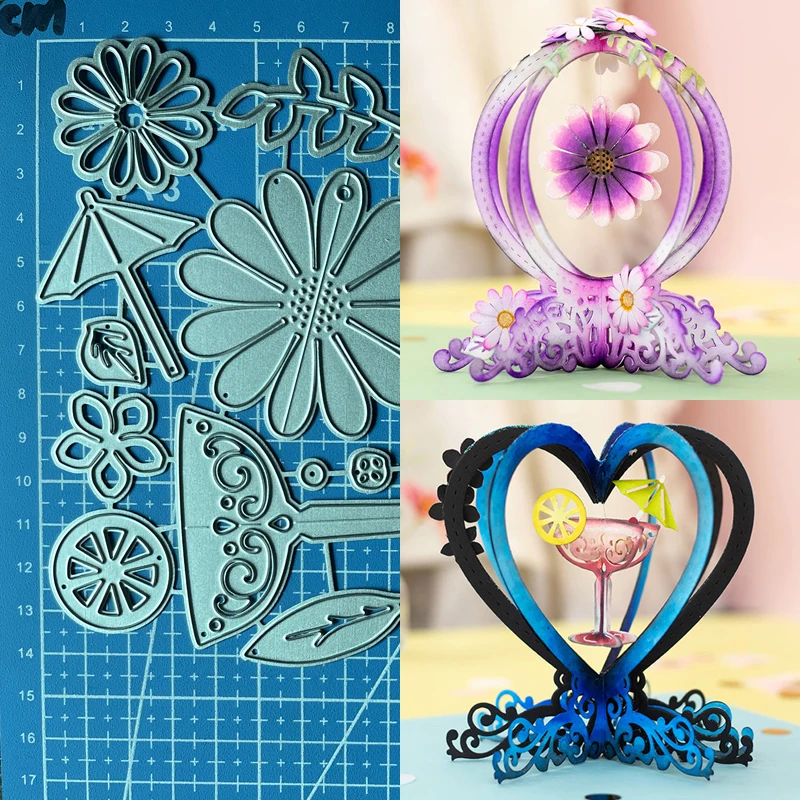 Lucky Goddess Metal Cutting Dies Dream of Summer Diy Scrapbooking Photo Album Decorative Embossing Paper Card Crafts