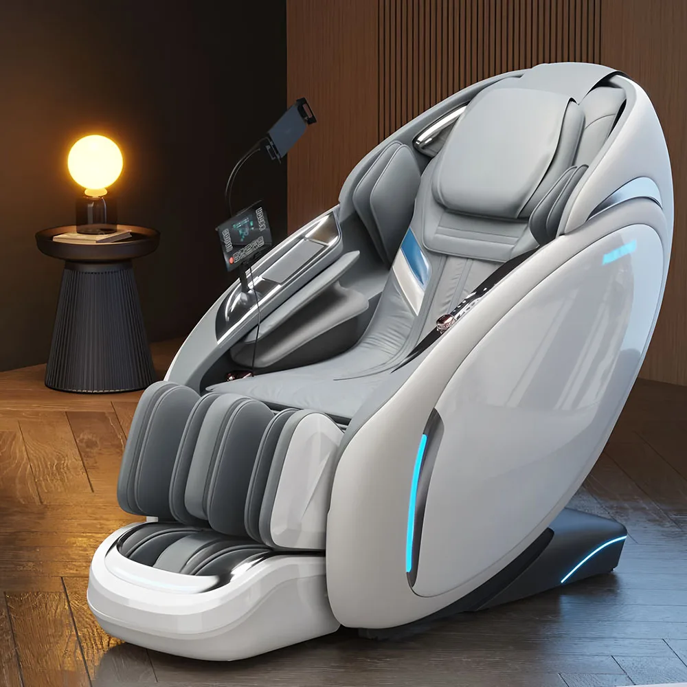 

GUOHENG Silla De Masaje AI Voice Control Electric Zero Gravity SL Track 4d Full Body Electric Shiatsu Massage Chair