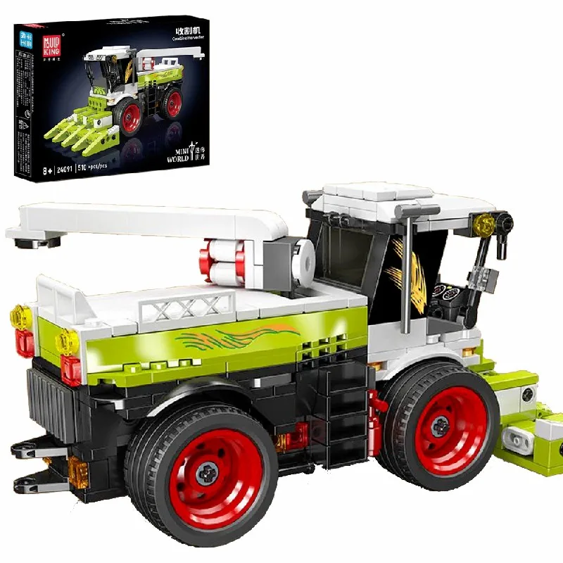 

Technicial Combine Harvester Model Building Blocks Sets Farm Tractors Assembly Brick Model Kit Toys Adults Kids Gifts 510PCS