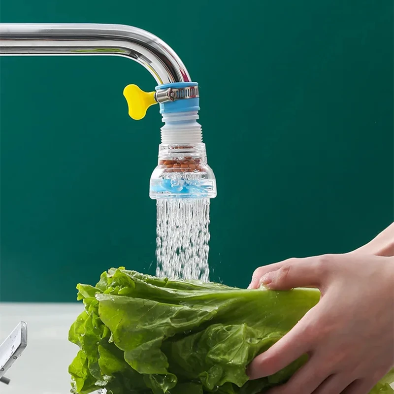 صنبور مطبخ مرن ، فلتر ماء مقاوم للرذاذ ، رأس منفذ ، بخاخ موفر للمياه ، موزع ، موسع ، قابل للتعديل #3