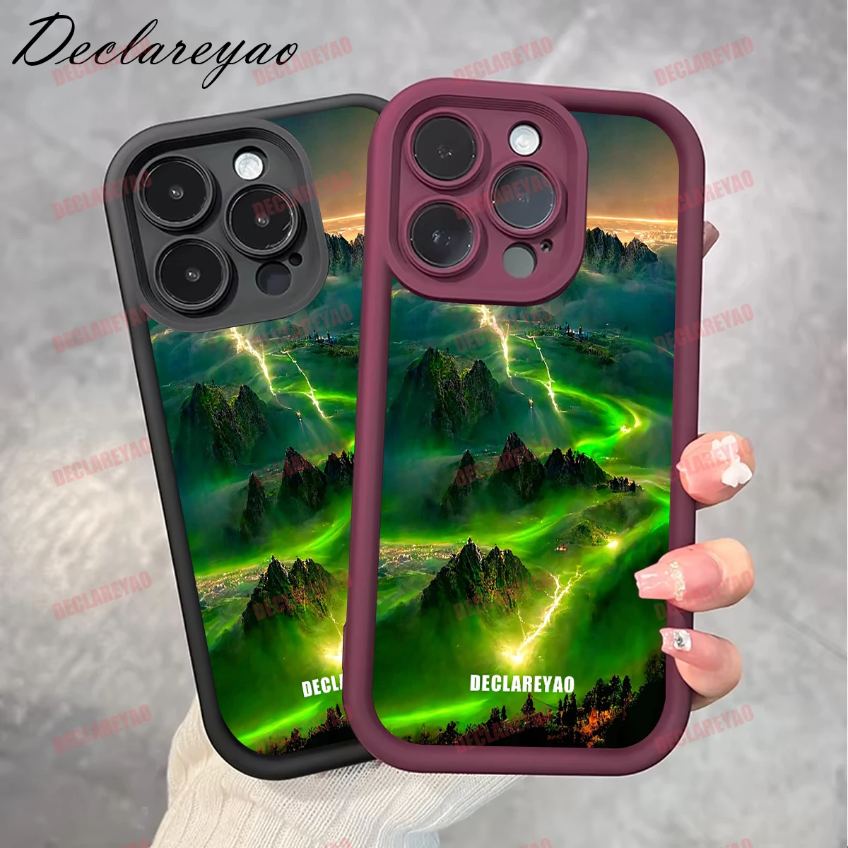 DECLAREYAO ماتي بولي يوريثان لينة خفيفة سليم حالات لسامسونج غالاكسي A06 J8 A56 M51 F15 A01 Prime نوت 20 M30S A يغطي حافظة للصدمات