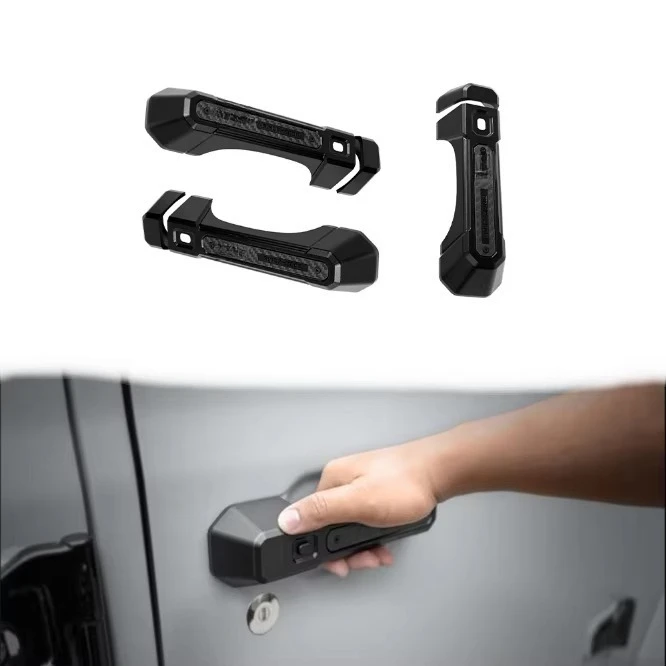 Series Aluminum Door Handle Cover for Jeep Wrangler JL Keyless Entry Door Handle Accessories