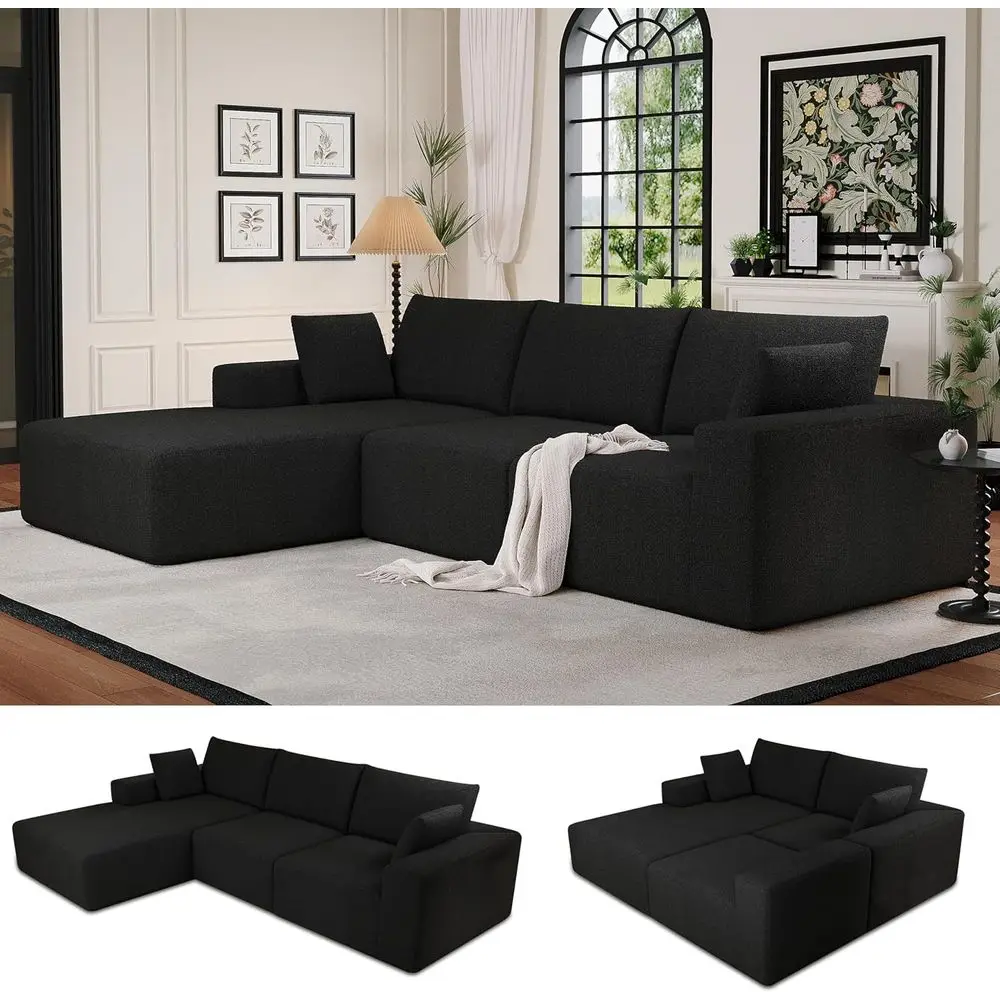 

Bean Bag Chairs or Adults loor Gaming Bean Bag Chair Memory oam Beag Chair Bean Bag Soa (Black, 108“+Let Chaise)
