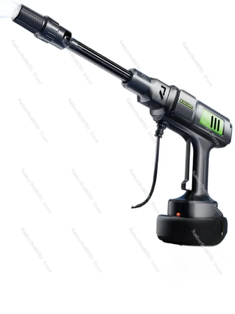 Cordless Car Washer High Pressure Water Gun Lithium Battery Powerful Cleaner Home Use