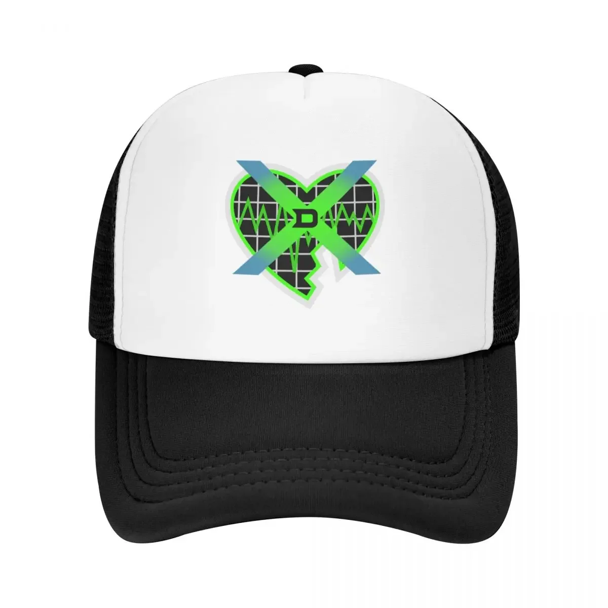 HBK IYH '97 DX Black/Green Heart Collage Baseball Cap Big Size Hat Military Tactical Cap Hats For Men Women's