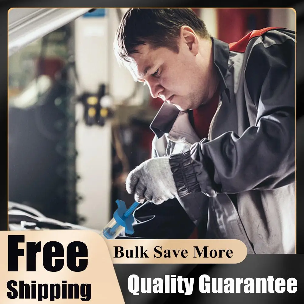 

Refrigerant Fluid Filler Tube 1Oz Liquid Fuel Injector 1/4 SAE Oil Dye Coupler Adapter Low Side for Vehicle Home Air Conditioner