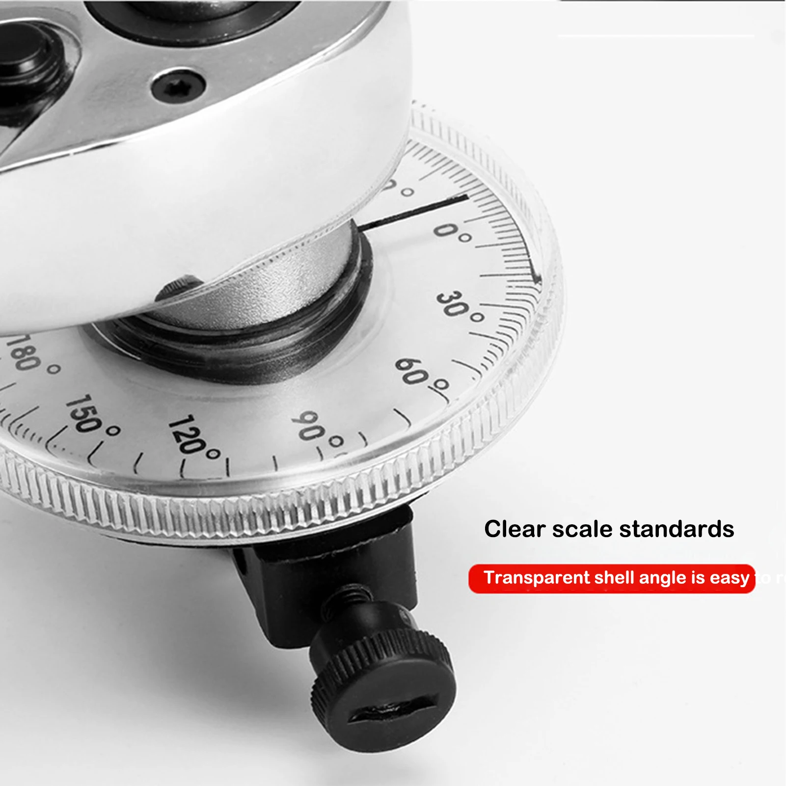 Torque Wrench Angle Gauge Tool Rotation Measure Tool Wrench for Professional Auto Mechanics