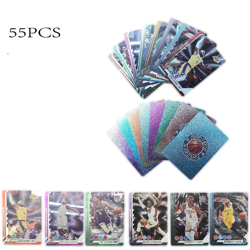 

Новая баскетбольная карта All Star Gold Foil 55, коллекционная карточка Star Card Game, красочная золотая карточка
