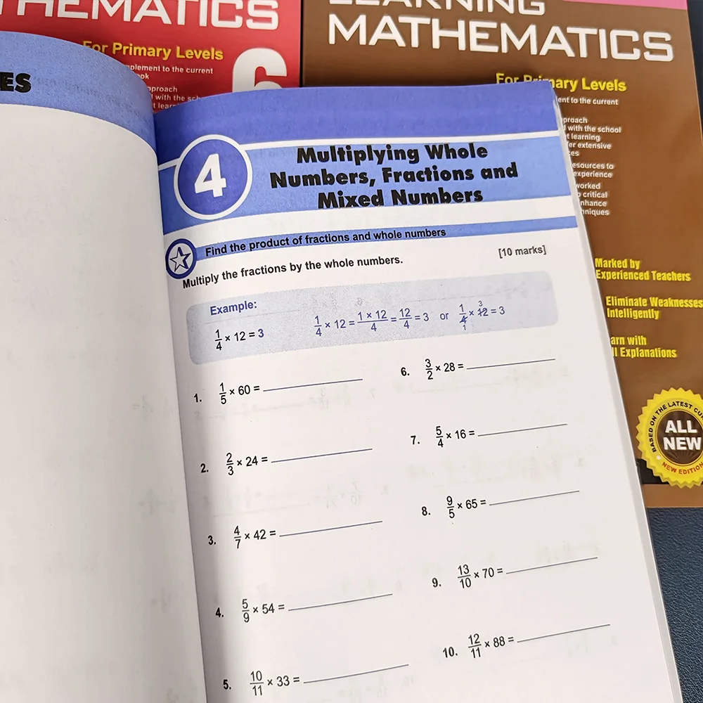 Imagem -04 - Aprender Matemática Livro para Crianças Singapore Primary School Textbook Learn Math Books Book Sap Grade 46