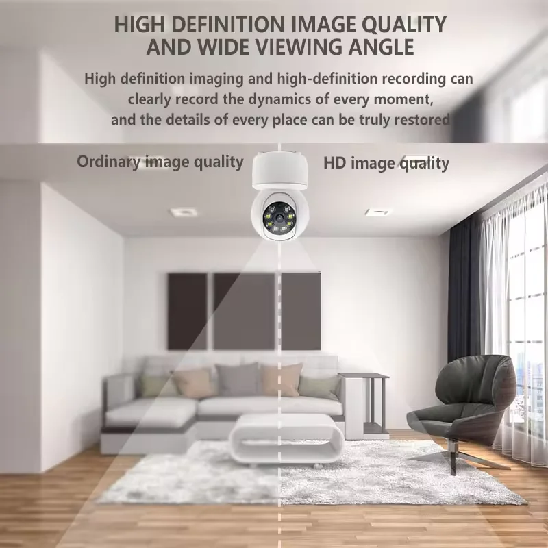 ICSEE App 2MP WIFI Smart Camera Security Protection Baby Monitor Full Color Night Vision Ai Human Tracking Two-Way Audio ICSEE