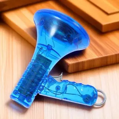 휴대용 음성 변조기 스피커 재미있는 플라스틱 트럼펫 어린이 공연 장난감 음성 증폭기 스피커