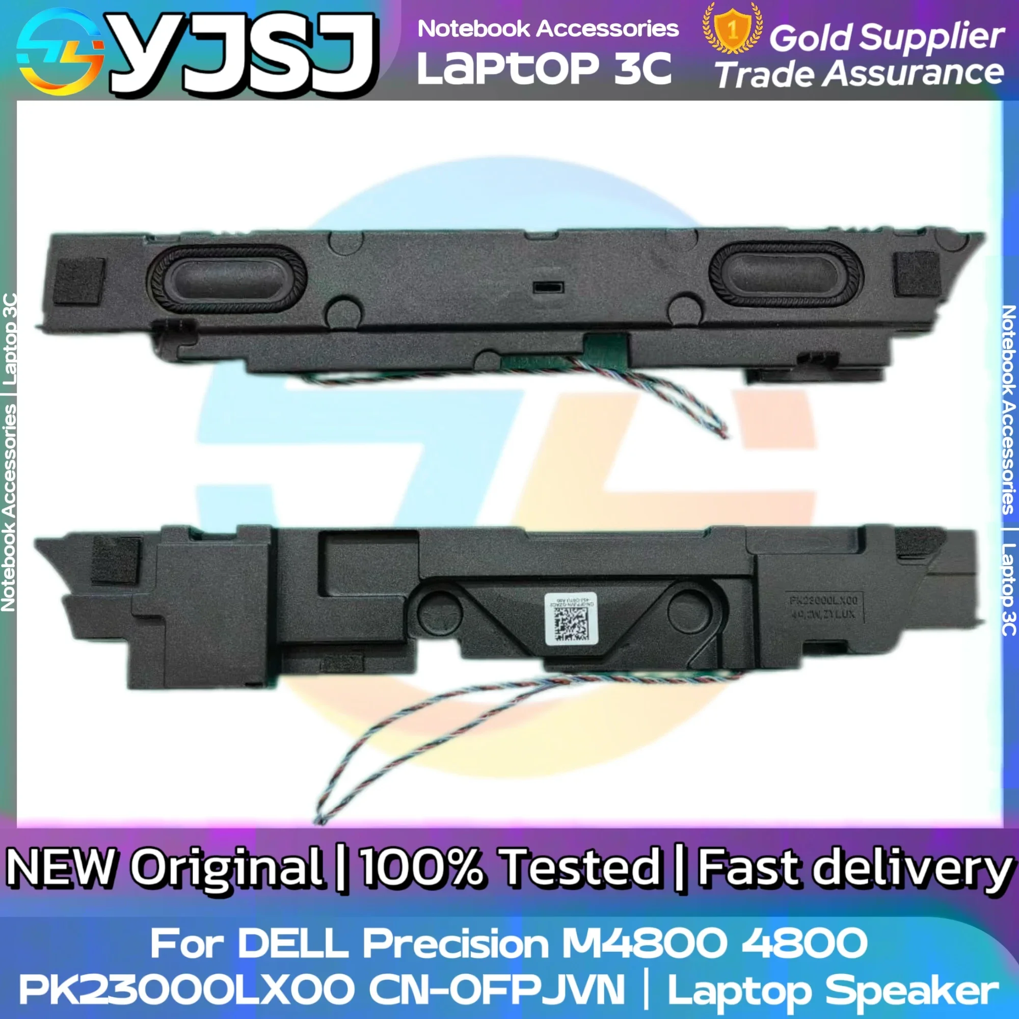 

New GENUINE Original Laptop Speaker For DELL Precision M4800 4800 built-in speaker horn audio PK23000LX00 CN-0FPJVN