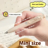 Kawaii Pocket Cute Gel Pen Portable Mini Fat Ballpoint Pen 0.5mm CS Tip Quick-dry Smooth Writing Student Office Stationery 5