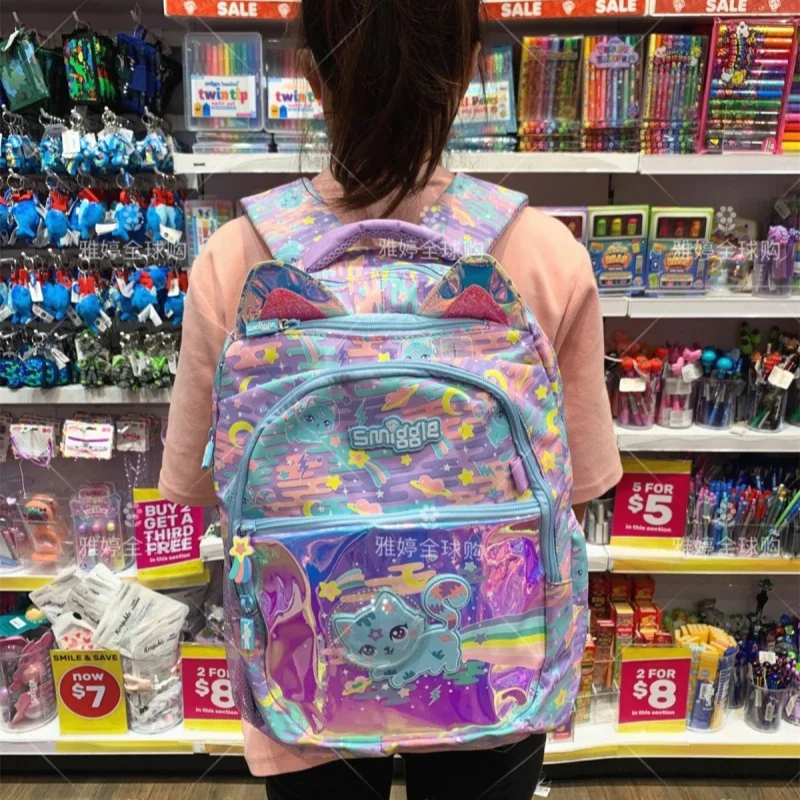 Australian Tutoring Bag Smiggle Backpack For Elementary School Students, Girl Cartoon Backpack For Children To Reduce Burden