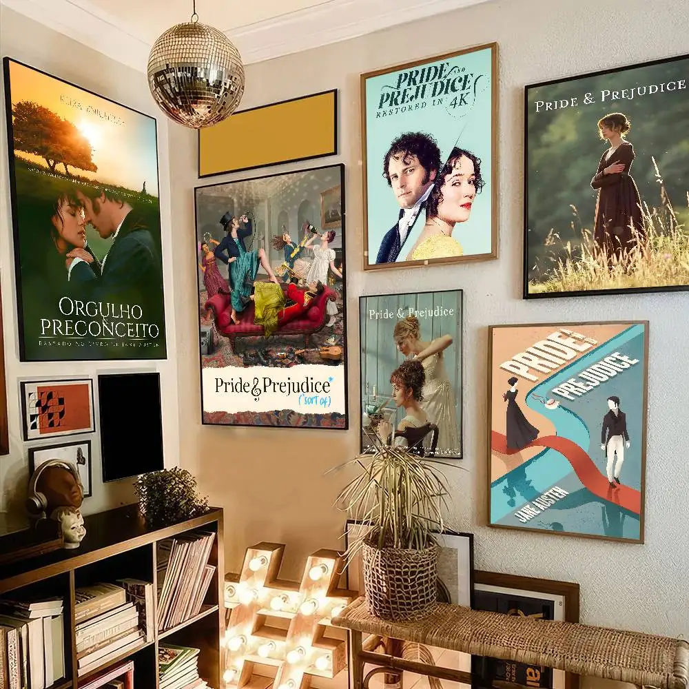 Pride & Prejudice Poster Print Canvas Pictures Home For Living Room And Bedroom Wall Modern Decor Frameless Painting