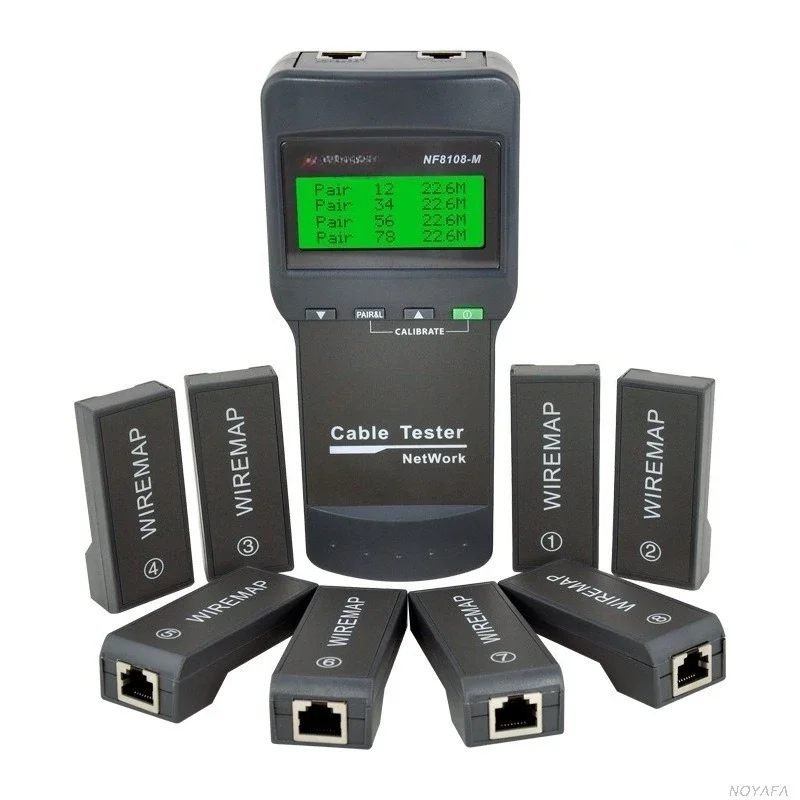 NF-8108M Network Line Tester Network Cable Breakpoint Length Tester Cross Short Circuit Line Tester