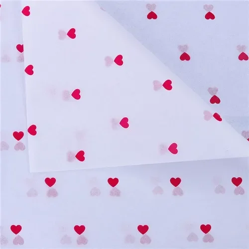 10 Vellen/lot 50*70 Cm Cadeaupapier DIY Handgemaakte Craft Ster Liefde Dot Patroon Tissuepapier bloemen Verpakkingsmateriaal