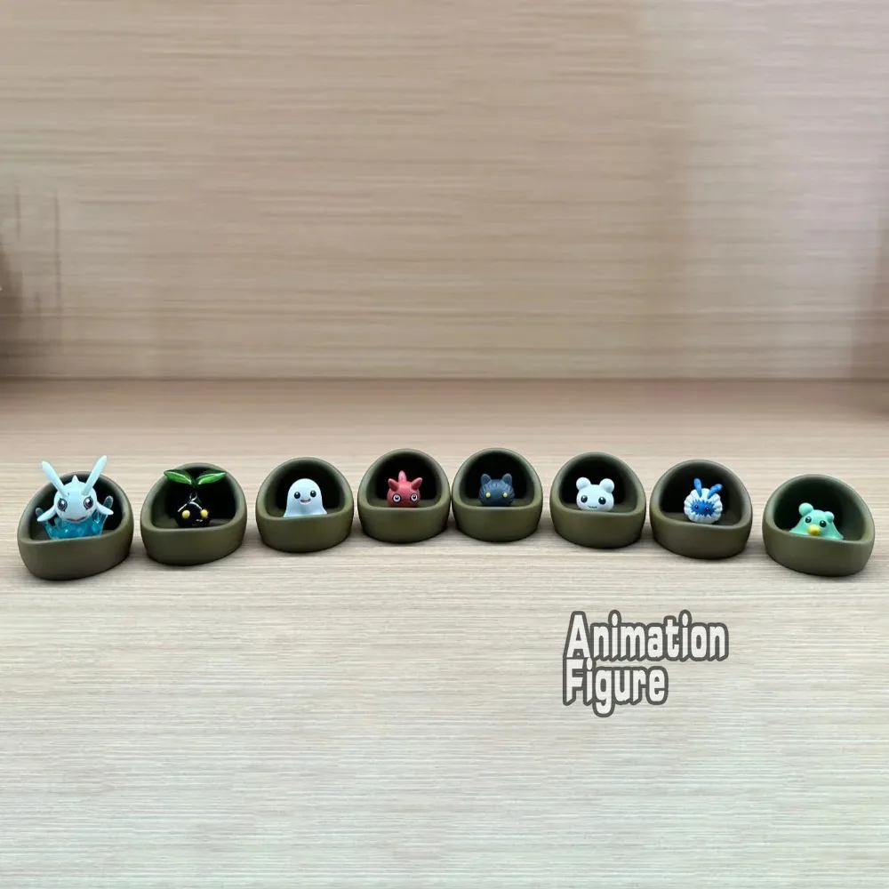 Figura de aventura de Digimon de Anime de 2-3cm, figuras de acción de Botamon Punimon Pichimon, colección de estatuas de Pvc, modelo de juguete, regalos