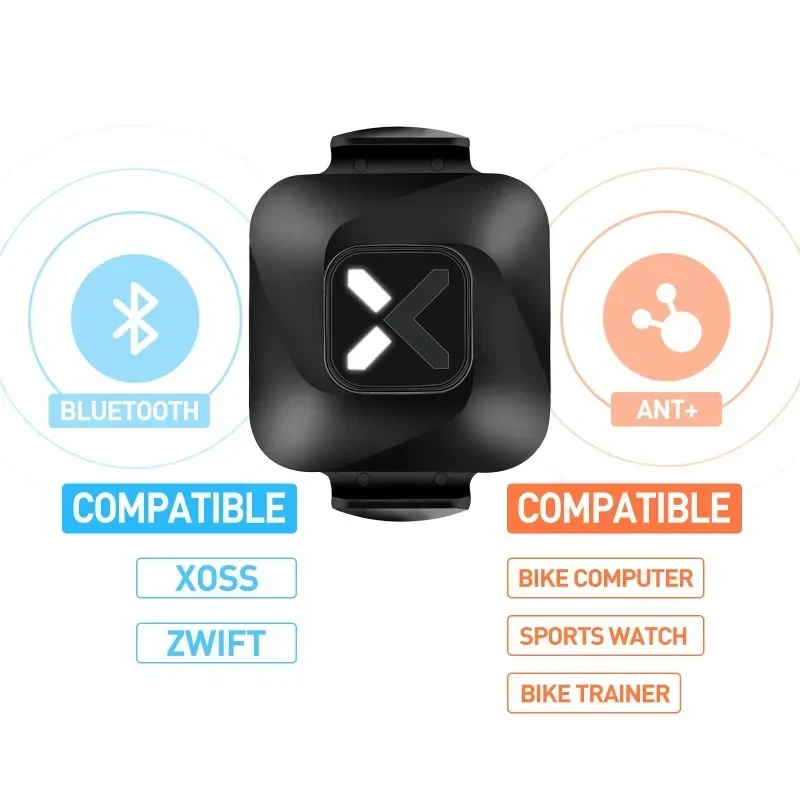 XOSS VORTEX Speed And Cadence Dual Mode Sensor ANT+ Bluetooth-Compatible Cycling Computer For GARMIN