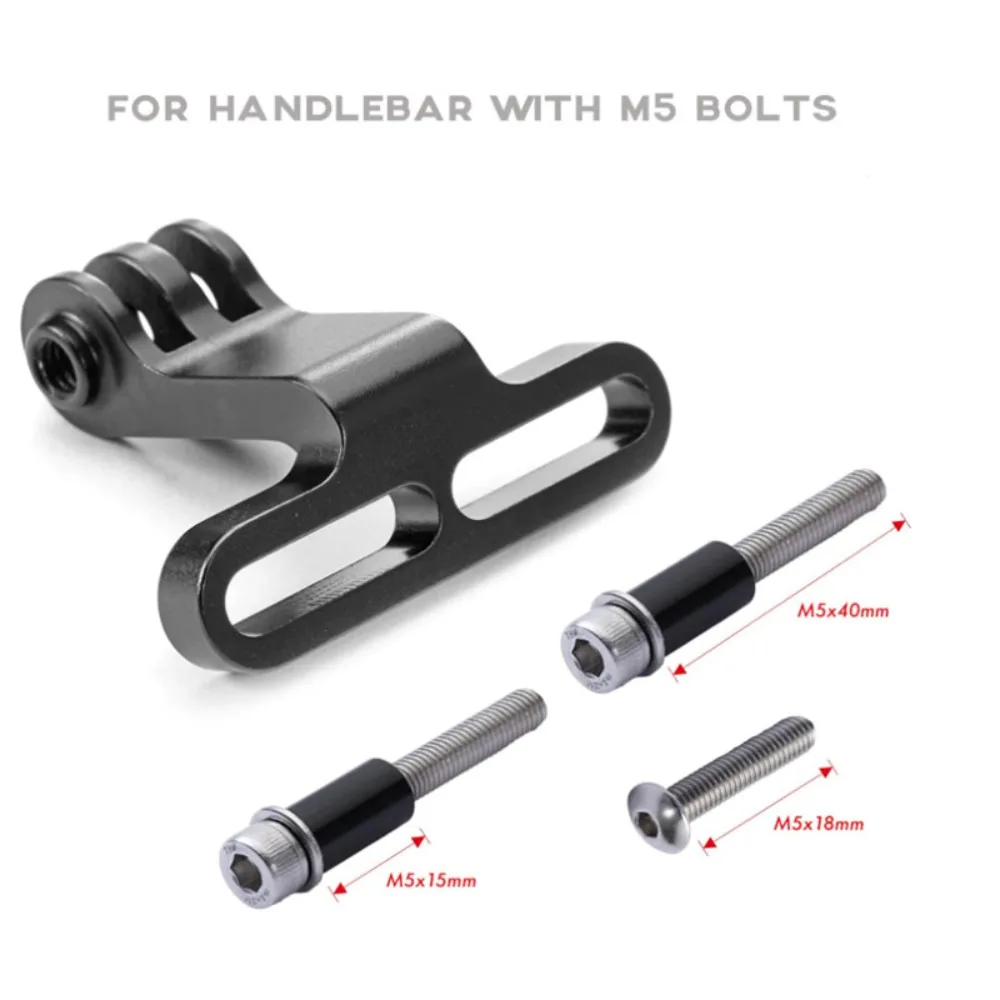CNC Aluminum MTB Handlebar Mount for Garmin Bike Computer GoPro Phone - view 3