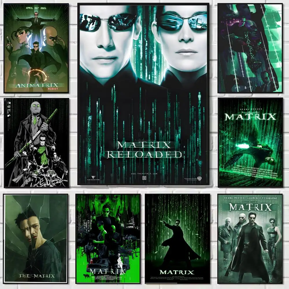 ملصق قماشي لفيلم M-Matrix للخط: مجاني للتجاعيد ومقاوم للماء ومتين لجميع الفضاء لتزيين الحائط #1