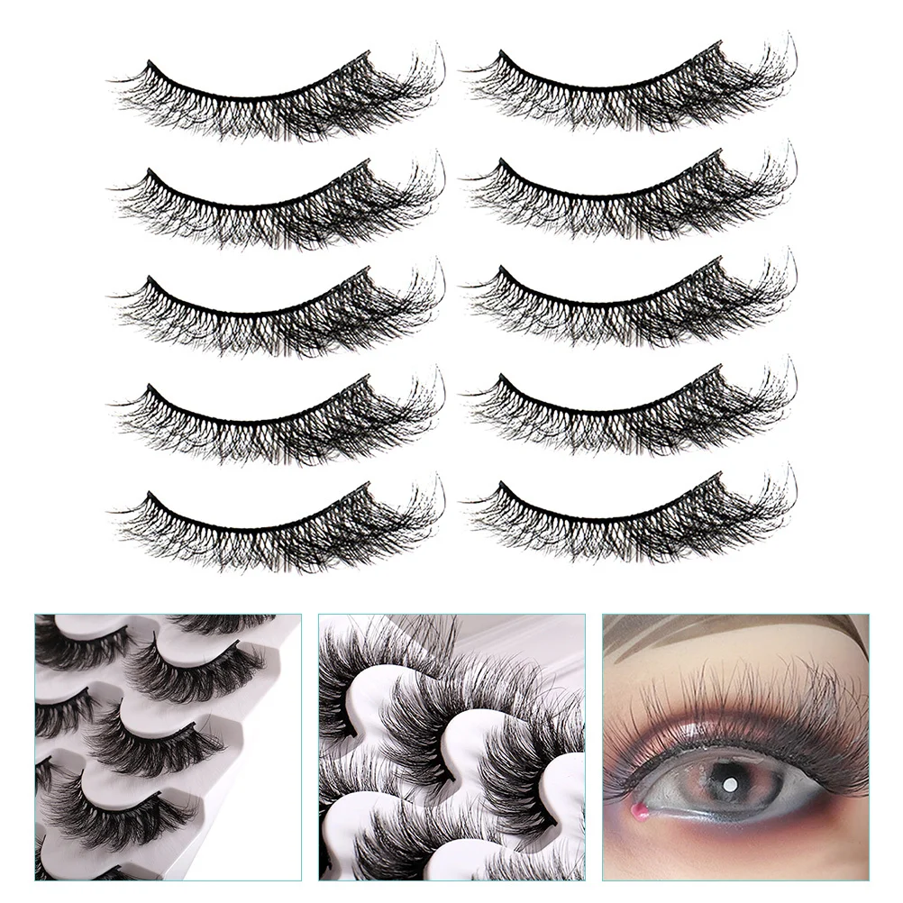 Natural Lashes False Eyelashes Eye Beauty Lashes Women Makeup Accessories Fake Eyelashes Women Makeup Supplies