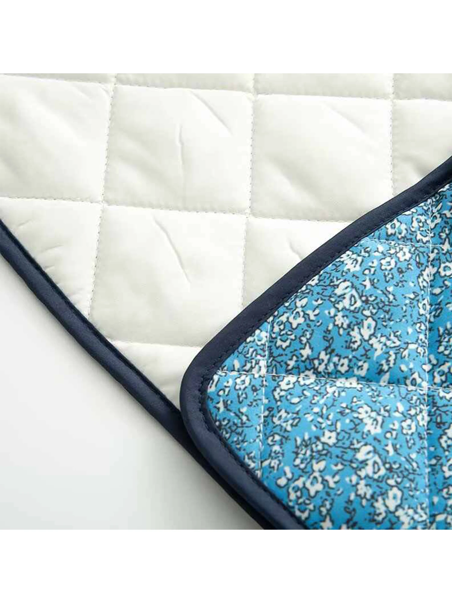 Women's Patchwork Flower Print Padded Jacket Warm Thicken Parka Jacket Harajuku Outerwear Jackets Vintage 2000s Winter Clothes