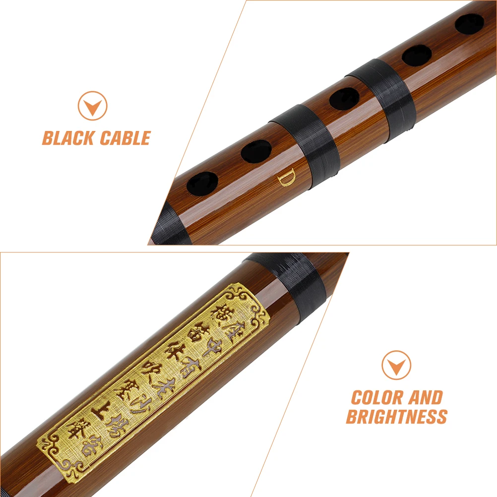

1 set 1 Set Chinese Bamboo For Adults Beginners Durable Excellent Sound Educational Musical Instrument Traditional