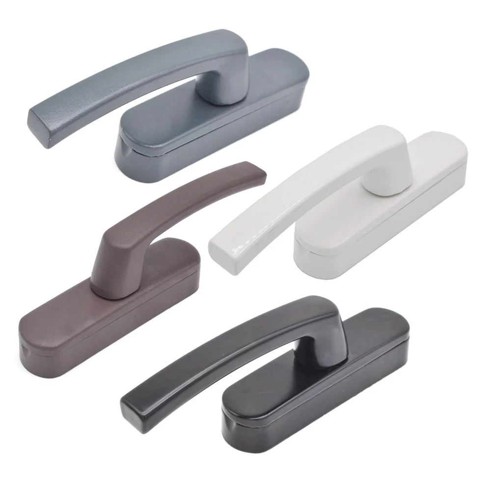 Liga de Alumínio de Aço Plástico Maçaneta da Porta Deslizante Janela Vidro Drive Knob Gabinete Banheiro Varanda Puxar Ferragem do Agregado Familiar 80 mm