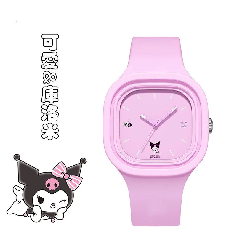 3D HelloKitty Cartoon Quartz Watchs Anime Figure Kuromi My Melody Women's Fashion Waterproof Watch Kid Birthday Gifts view 4