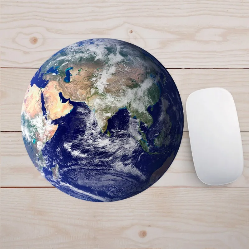 Non-Slip Rubber Mouse Mat Kawaii Planet Pattern Computer Desk Pad Cute Cartoon Waterproof Mousepad Coffee Mats Soft Mouse Pad