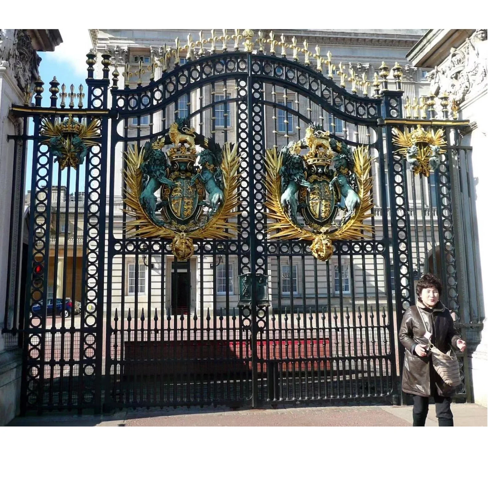 Wrought Iron Steel Driveway Gate