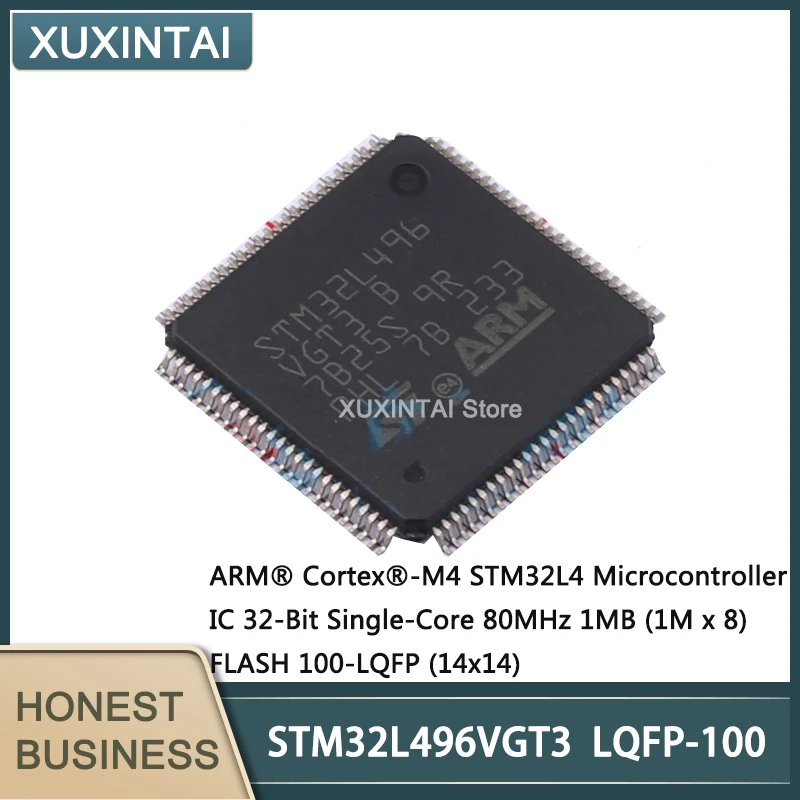 

5Pcs/Lot New Original STM32L496VGT3 STM32L496 Microcontroller IC 32-Bit Single-Core 80MHz 1MB (1M x 8) FLASH 100-LQFP (14x14