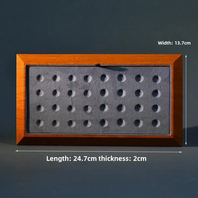 Tray Jewelry Display Tray Wood Grain Diamond Bare Diamond Wenwan Gem Storage Tray Beads