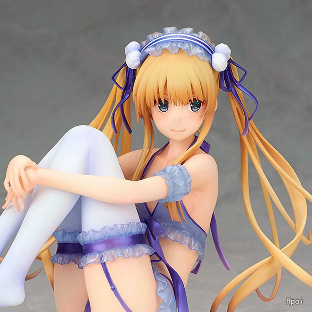 13 СМ Аниме Санеай Героиня без потомка ♭   - Фигурка Саwamura Spencer Eriri 1/7 Lingerie ver Модель игрушки Кукла Фигурка ПВХ