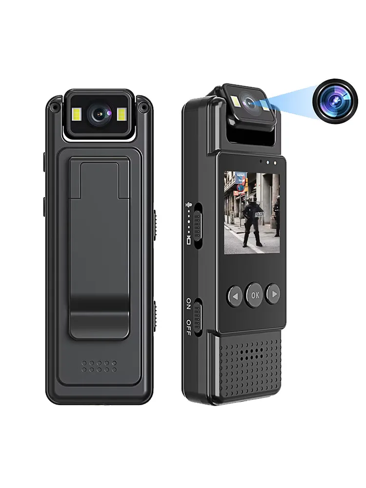 AliExpress JOZUZE 2025 New HD 1080P Mini Camera Portable Digital Video Recorder Cycling BodyCam Infrared Night Vision Police Cam Small Bike Camcor