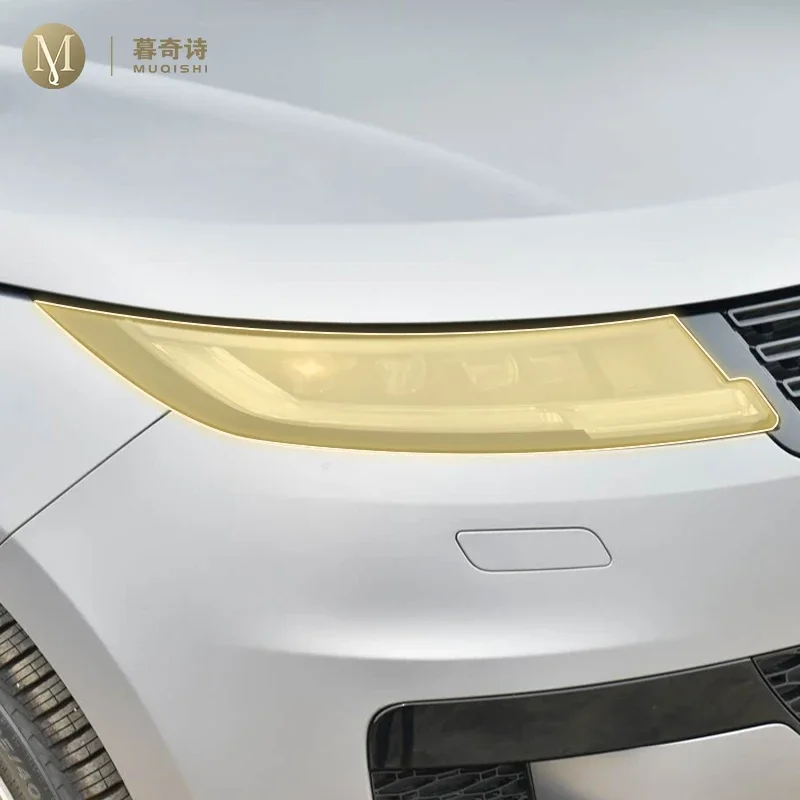 

Pre cutting Exterior Headlights transparent protective film TPU scratch resistant For Landrover Range Rover Sport 24-2025