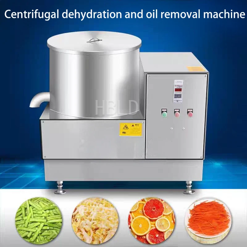 Fully Automatic Vegetable Dehydrator, Cabbage Filling Draining Machine, Deep Fried Food Degreaser