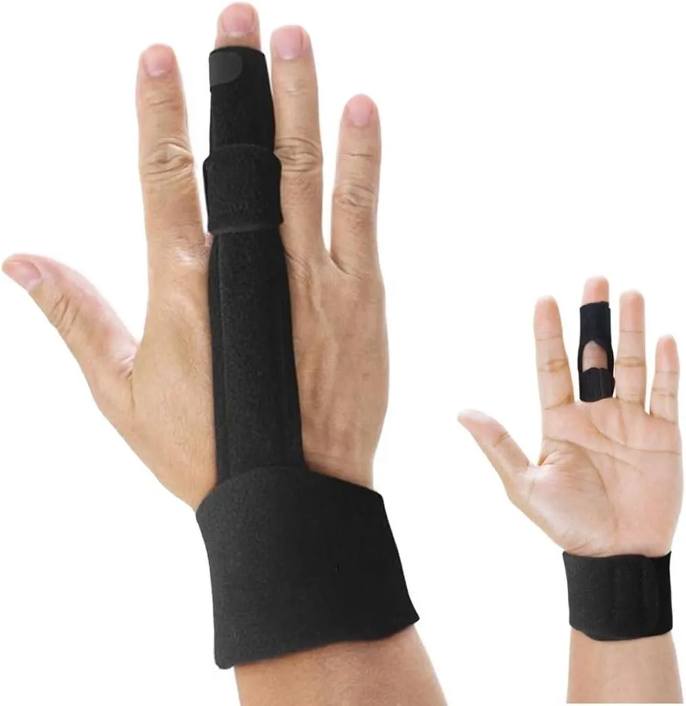 1PC Finger Splint-Hand and Wrist Brace Support-Straightening Immobilizer For Sprains Pain Relief Arthritis Tendonitis