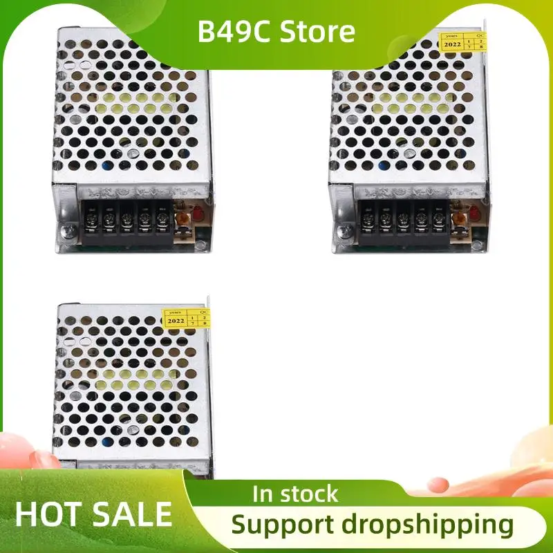 

B49C 3X Импульсный источник питания постоянного тока 12 В 3 А 36 Вт Трансформаторный источник питания AC-DC Импульсный адаптер переменного тока 110 В/220 В в постоянный ток 12 В