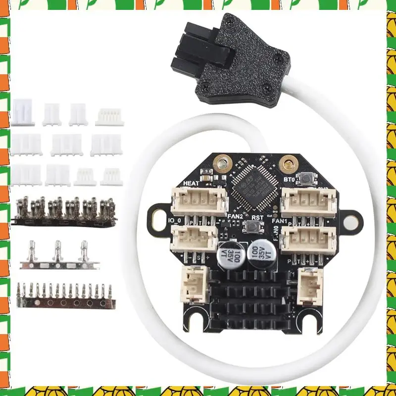 

M36 Hub Board TMC2209 And ADXL345 Motherboard Black PCB+Electronic Components For Nema14 36 Stepper Motor