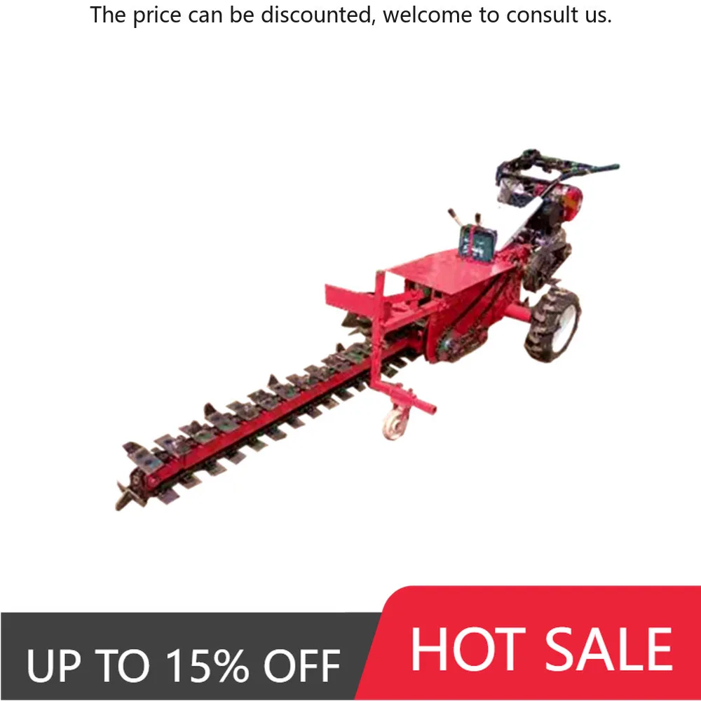

China 15HP Mini Trencher Chain Trencher Diesel Chain Trencher